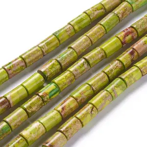 Natural Imperial Jasper Bead Strands