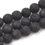 Natural Lava Rock Beads Strands