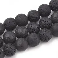Natural Lava Rock Beads Strands