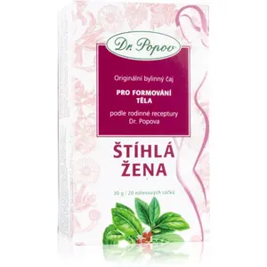 Dr. Popov Originální bylinný čaj Štíhlá žena bylinný čaj pro kontrolu hmotnosti 20 ks