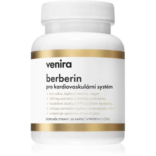 Venira Berberin kapsle pro normální činnost kardiovaskulárního systému 60 cps