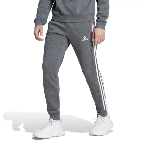 adidas Essentials Fleece 3-Stripes Tapered Cuff Joggers S