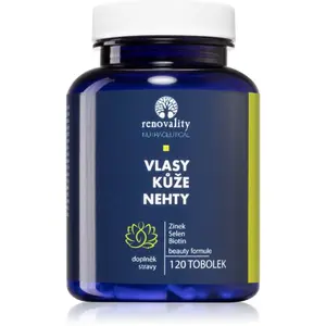 Renovality Vlasy, koža, nechty tobolky pre krásne vlasy, pleť a nechty 120 ks