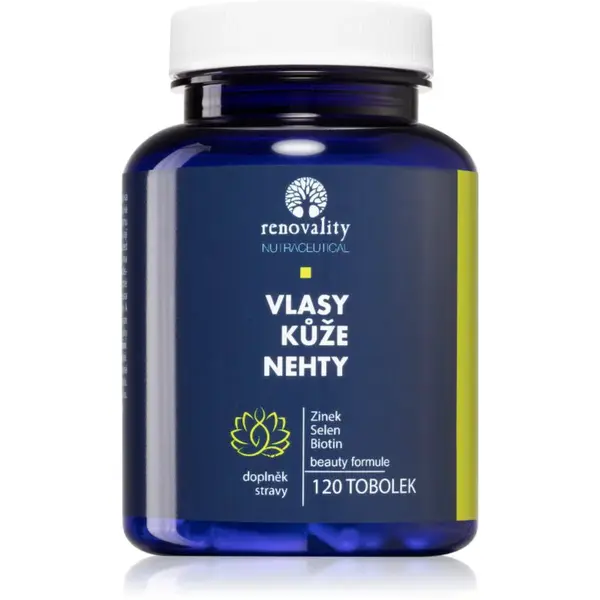 Renovality Vlasy, koža, nechty tobolky pre krásne vlasy, pleť a nechty 120 ks