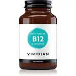 Viridian Nutrition High Twelve B12 B-Complex kapsuly na normálnu činnosť nervovej sústavy a pre krásnu pleť 90 cps
