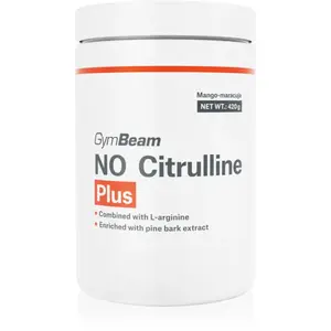 GymBeam NO Citrulline Plus prášok na podporu športového výkonu príchuť Mango Maracuja 420 g