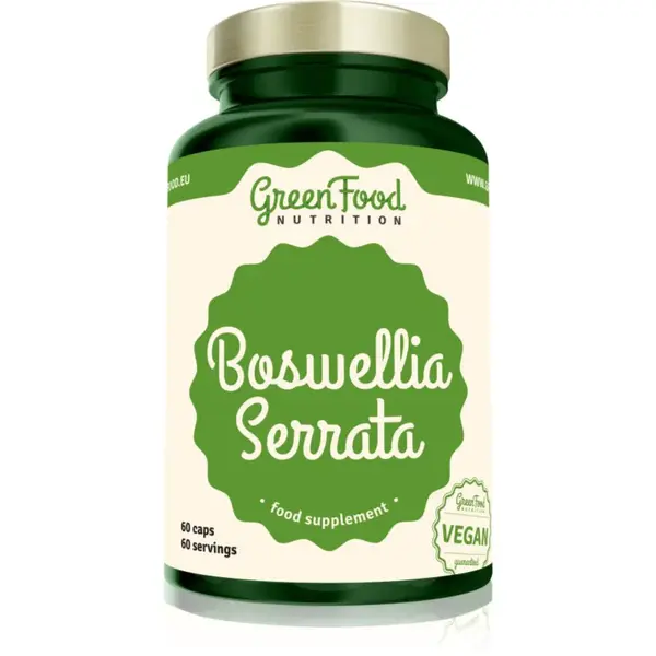 GreenFood Nutrition Boswellia Serrata výživový doplnok pre vašu pohodu 88 g