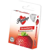 Pepino Strawberry kondómy 3 ks
