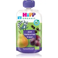 Hipp HiPPis BIO 100% ovocie hruška - čierne ríbezle - slivka ovocný príkrm 100 g