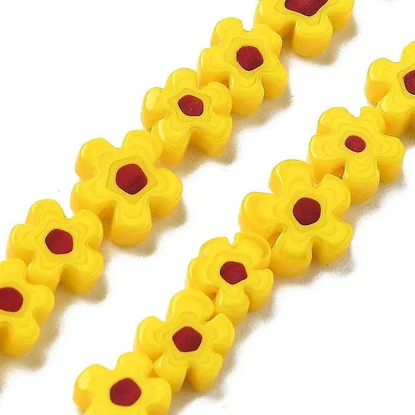 Handmade Millefiori Lampwork Beads Strands