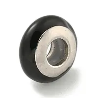 304 Stainless Steel Enamel European Beads