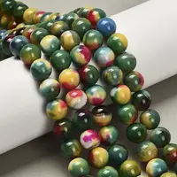 Dyed Natural Agate Beads Strands