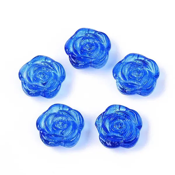 Baking Paint Transparent Glass Beads