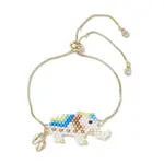 Elephant Glass Seed Beads Link Bracelets
