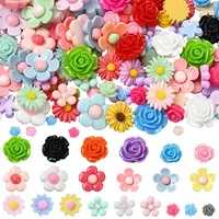200Pcs 8 Styles Opaque Resin Decoden Cabochons