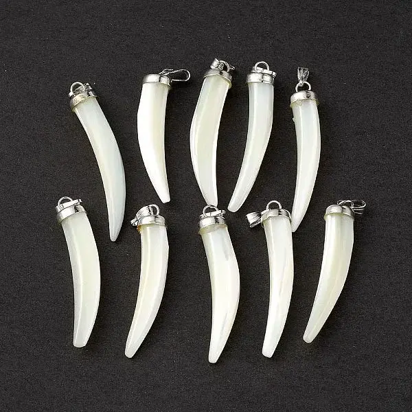 Natural Trochid Shell/Trochus Shell Pendants