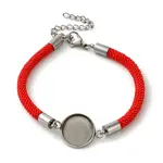 Milan Cord & 304 Stainless Steel Bracelets Making