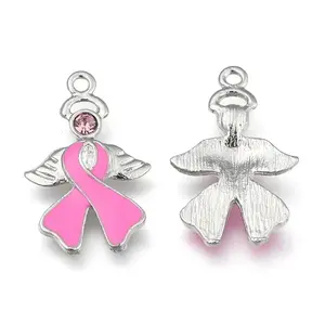 October Breast Cancer Pink Awareness Ribbon