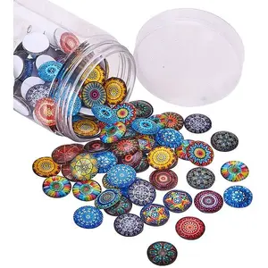 Flatback Glass Cabochons for DIY Projects