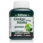 MedPharma Ginkgo biloba + Guarana tablety pro podporu fyzického a duševního zdraví 67 tbl