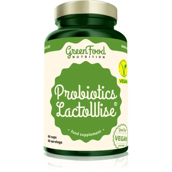 GreenFood Nutrition Probiotics LactoWise® kapsle s probiotiky 60 cps