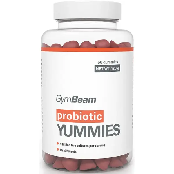 GymBeam Probiotic Yummies probiotika příchuť Cherry 60 cps