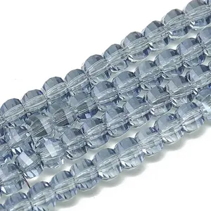 Electroplate Glass Beads Strands