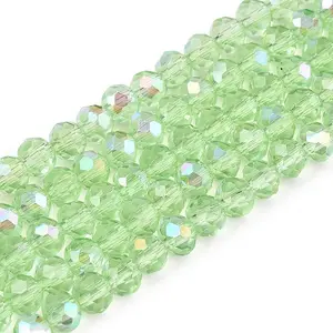 Electroplate Glass Beads Strands