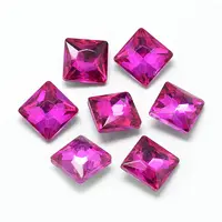 Pointed Back Glass Rhinestone Cabochons