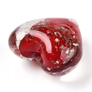 Luminous Handmade Gold Sand Lampwork Beads