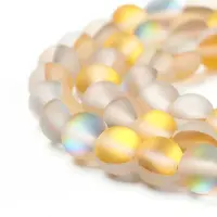 Synthetic Moonstone Beads Strands
