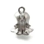 Brass Micro Pave Cubic Zirconia Pendants