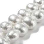 Natural Wrinkle Shell Beads Strands