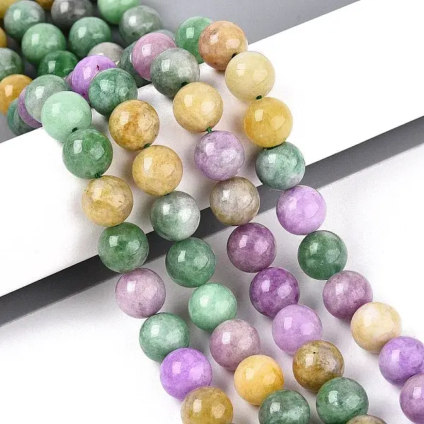 Dyed Natural Quartz Beads Strands