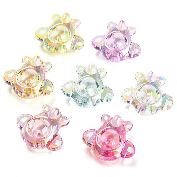 UV Plating Transparent Acrylic Beads