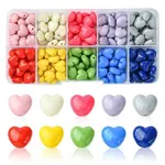 200Pcs 10 Colors Opaque Acrylic Beads