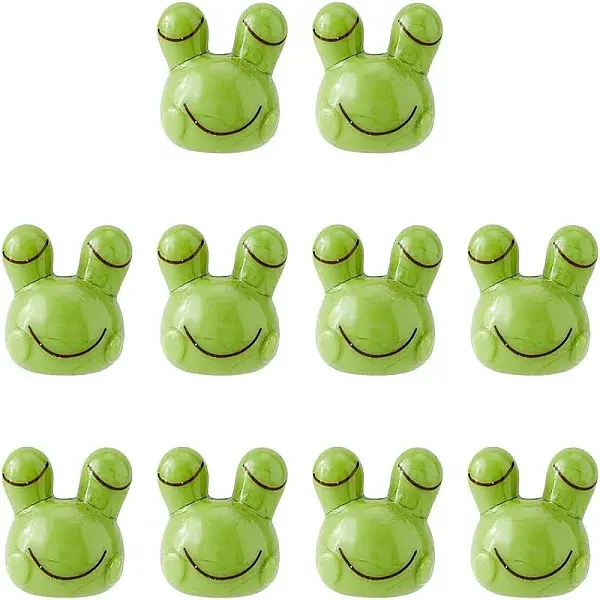 10Pcs Handmade Bumpy Lampwork Beads