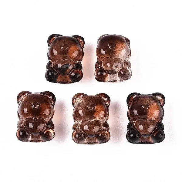 Baking Paint Transparent Glass Beads