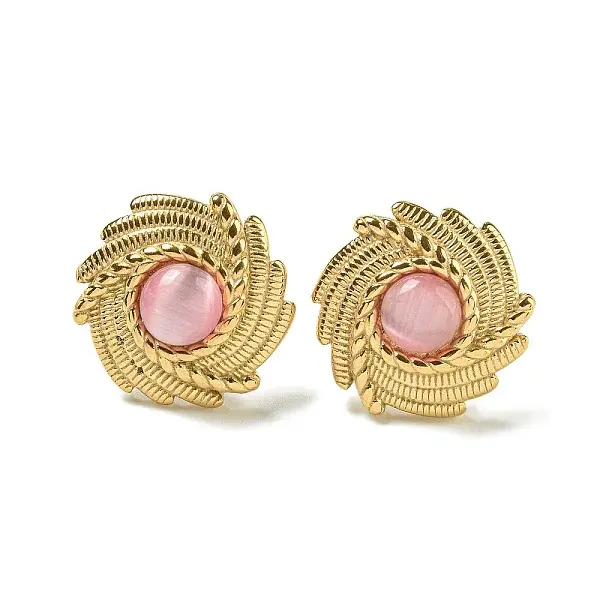 Cat Eye Stud Earrings