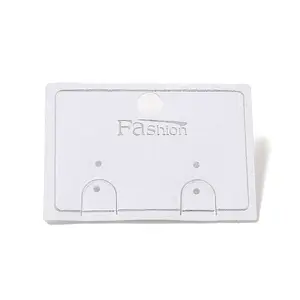 Paper & Plastic Earring Display Card with Word Fashion