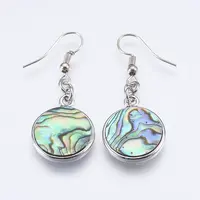 Abalone Shell/Paua Shell Dangle Earrings