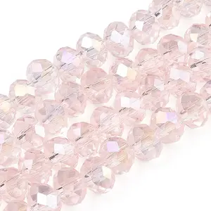 Electroplate Glass Beads Strands
