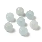 Natural White Jade(Dyed) Gemstone European Beads