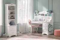 Malý studijní kout ballerina - bílá