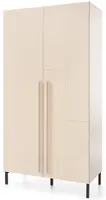 Dvoudveřová šatní skříň raquel - béžová