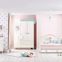 Pokoj pro miminko sunbow - béžová/růžová/modrá