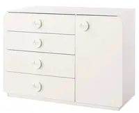 Kombinovaná komoda chloe - bílá