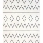 Oboustranný koberec dylan - šedá/bílá