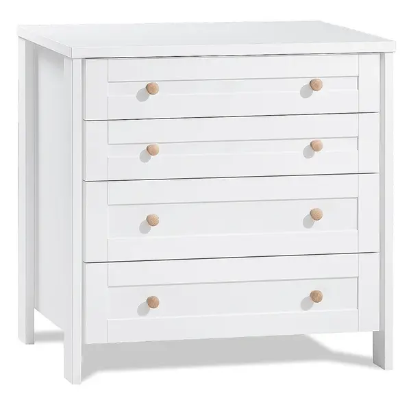 Šuplíková komoda paxton - bílá