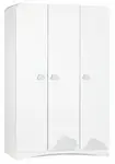 Šatní skříň 3d celeste - bílá